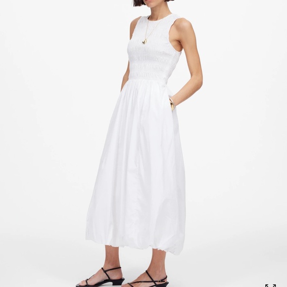 Madewell Sleeveless Midi bubble Dress - Picture 1 of 6